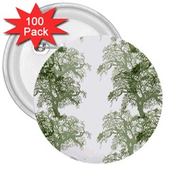 Trees Tile Horizonal 3  Buttons (100 Pack)  by Nexatart