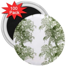 Trees Tile Horizonal 3  Magnets (100 Pack) by Nexatart