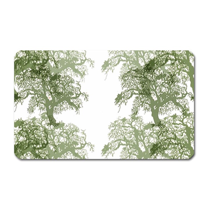 Trees Tile Horizonal Magnet (Rectangular)