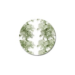 Trees Tile Horizonal Golf Ball Marker by Nexatart