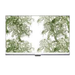 Trees Tile Horizonal Business Card Holders by Nexatart