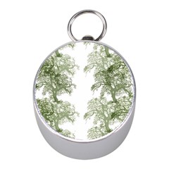 Trees Tile Horizonal Mini Silver Compasses by Nexatart