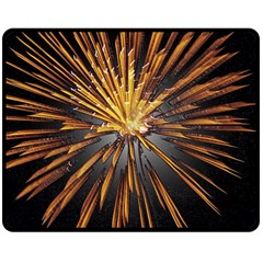 Pyrotechnics Thirty Eight Double Sided Fleece Blanket (medium)  by Nexatart