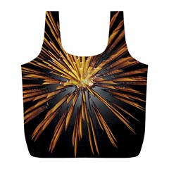 Pyrotechnics Thirty Eight Full Print Recycle Bags (l)  by Nexatart