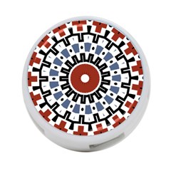 Mandala Art Ornament Pattern 4-port Usb Hub (one Side) by Nexatart