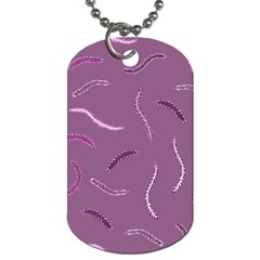 Plumelet Pen Ethnic Elegant Hippie Dog Tag (Two Sides)