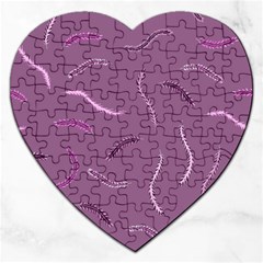 Plumelet Pen Ethnic Elegant Hippie Jigsaw Puzzle (Heart)