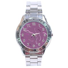 Plumelet Pen Ethnic Elegant Hippie Stainless Steel Analogue Watch by Nexatart