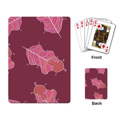 Plumelet Pen Ethnic Elegant Hippie Playing Card by Nexatart