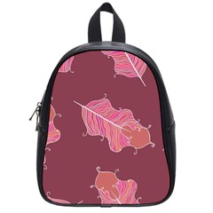 Plumelet Pen Ethnic Elegant Hippie School Bag (small) by Nexatart