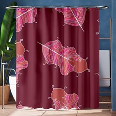 Plumelet Pen Ethnic Elegant Hippie Shower Curtain 60  X 72  (medium)  by Nexatart