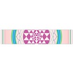 Mandala Design Arts Indian Flano Scarf (Small) Back