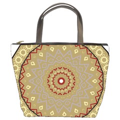 Mandala Art Ornament Pattern Bucket Bags by Nexatart