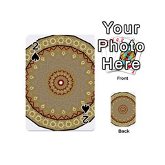 Mandala Art Ornament Pattern Playing Cards 54 (mini)  by Nexatart