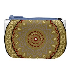 Mandala Art Ornament Pattern Large Coin Purse by Nexatart