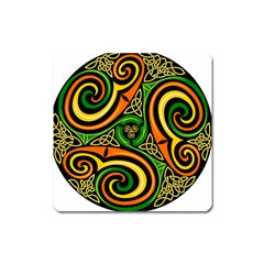 Celtic Celts Circle Color Colors Square Magnet