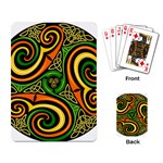 Celtic Celts Circle Color Colors Playing Card Back