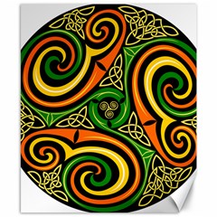 Celtic Celts Circle Color Colors Canvas 8  X 10  by Nexatart