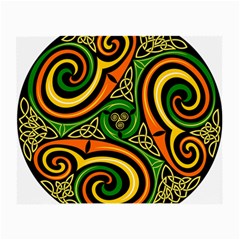 Celtic Celts Circle Color Colors Small Glasses Cloth (2-side) by Nexatart