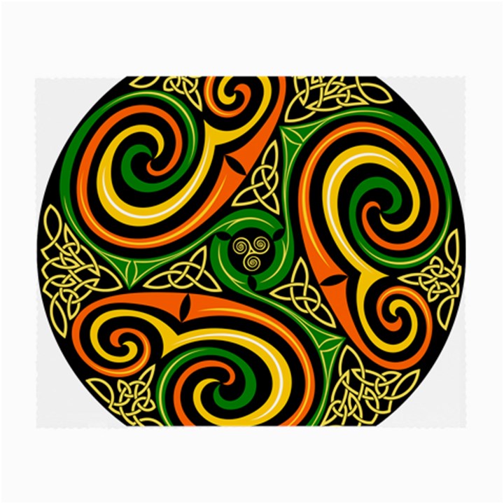 Celtic Celts Circle Color Colors Small Glasses Cloth (2-Side)