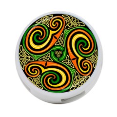 Celtic Celts Circle Color Colors 4-port Usb Hub (two Sides)  by Nexatart