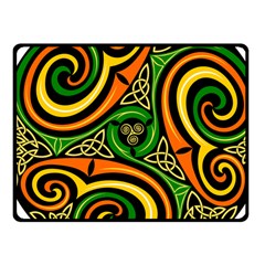 Celtic Celts Circle Color Colors Fleece Blanket (Small)