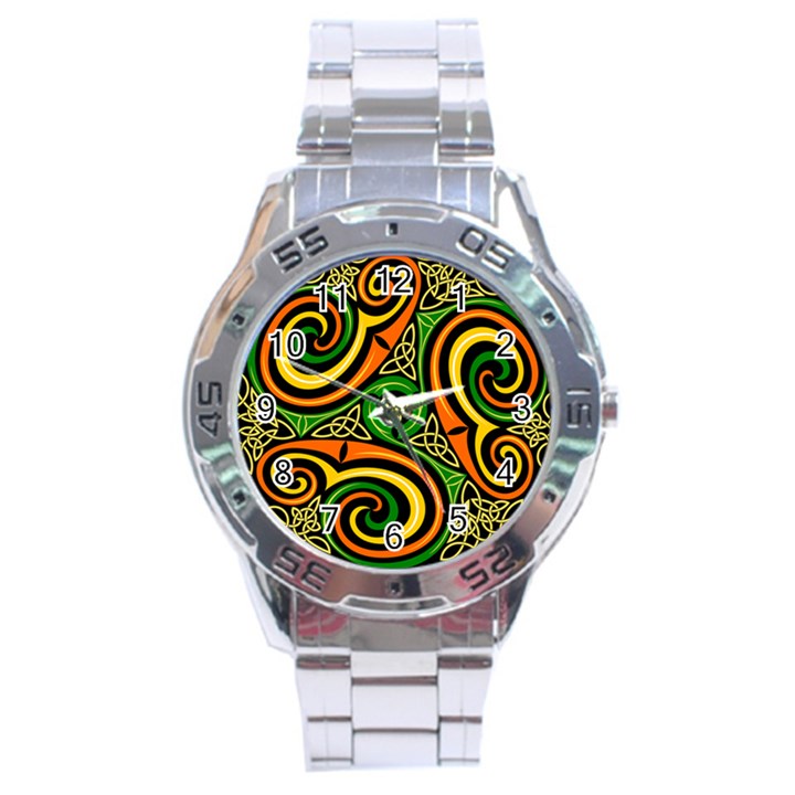 Celtic Celts Circle Color Colors Stainless Steel Analogue Watch