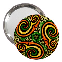 Celtic Celts Circle Color Colors 3  Handbag Mirrors by Nexatart