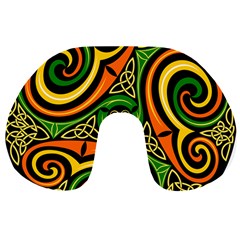 Celtic Celts Circle Color Colors Travel Neck Pillows