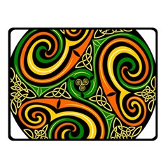 Celtic Celts Circle Color Colors Double Sided Fleece Blanket (small)  by Nexatart