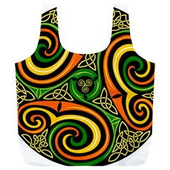 Celtic Celts Circle Color Colors Full Print Recycle Bags (L) 