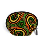 Celtic Celts Circle Color Colors Accessory Pouches (Small)  Front