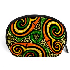 Celtic Celts Circle Color Colors Accessory Pouches (Large) 