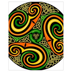 Celtic Celts Circle Color Colors Drawstring Bag (small) by Nexatart