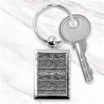 Ethno Seamless Pattern Key Chains (Rectangle)  Front