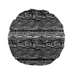 Ethno Seamless Pattern Standard 15  Premium Flano Round Cushions Front