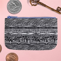 Ethno Seamless Pattern Large Coin Purse