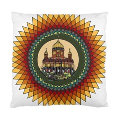 Building Mandala Palace Standard Cushion Case (one Side) by Nexatart