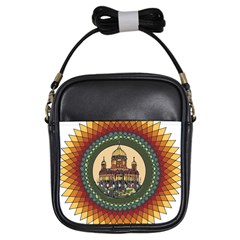 Building Mandala Palace Girls Sling Bags by Nexatart