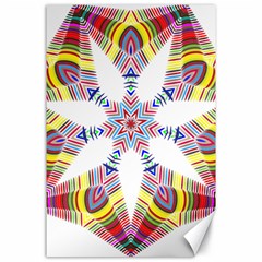 Colorful Chromatic Psychedelic Canvas 24  X 36  by Nexatart