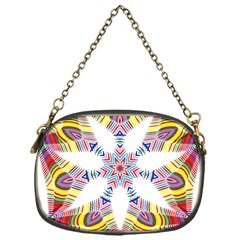 Colorful Chromatic Psychedelic Chain Purses (one Side)  by Nexatart