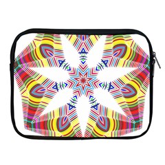 Colorful Chromatic Psychedelic Apple Ipad 2/3/4 Zipper Cases by Nexatart