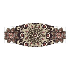 Mandala Pattern Round Brown Floral Stretchable Headband