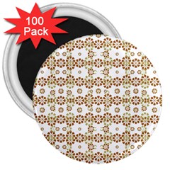 Multicolor Graphic Pattern 3  Magnets (100 Pack) by dflcprints