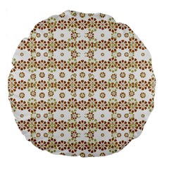 Multicolor Graphic Pattern Large 18  Premium Round Cushions by dflcprints