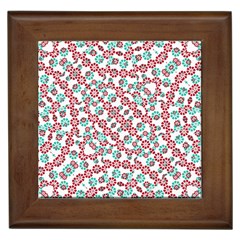 Multicolor Graphic Pattern Framed Tiles by dflcprints