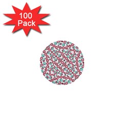 Multicolor Graphic Pattern 1  Mini Buttons (100 Pack)  by dflcprints