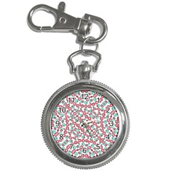 Multicolor Graphic Pattern Key Chain Watches