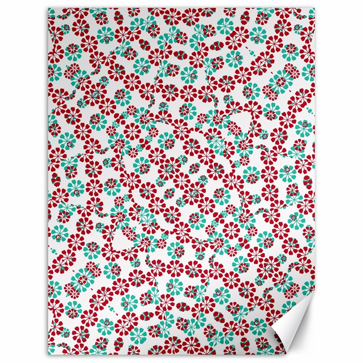 Multicolor Graphic Pattern Canvas 12  x 16  