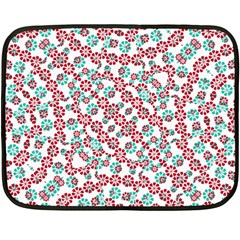 Multicolor Graphic Pattern Fleece Blanket (mini) by dflcprints